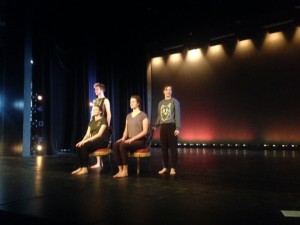 Student dancers rehearse 