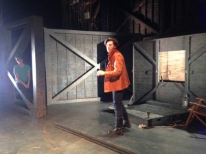 Sam Gelband rehearses for his role as The Player