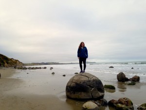 Me standing on a boulder