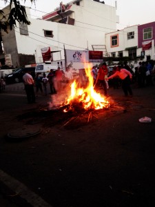 The burning of Holika.